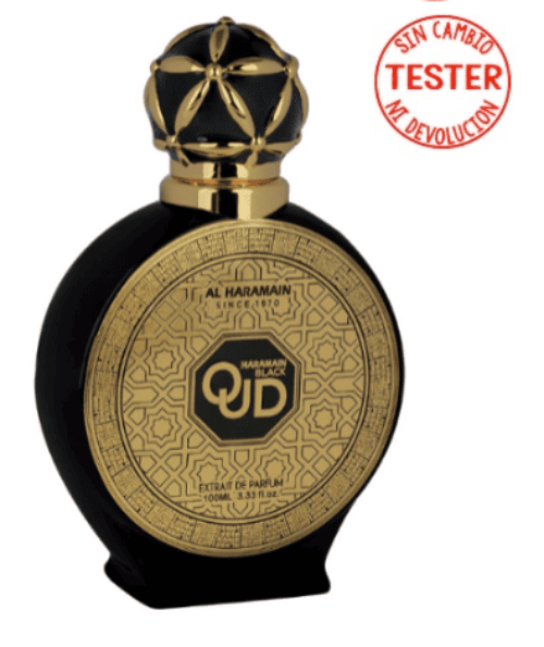 Black Oud Extrait De Parfum 100 ML Unisex (Tester-Probador) - Al Haramain - (Inspirado en Gao).