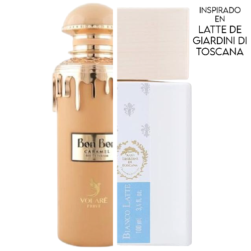 Bon Bon Caramel EDP 100 ML For Woman - Volare (Inspirado en Bianco Latte de Giardini Di Toscana)
