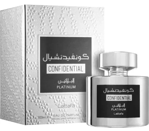 Confidential Platinum EDP 100 ML Unisex - Lattafa - (Inspirado en Allure Homme Sport Eau Extreme)