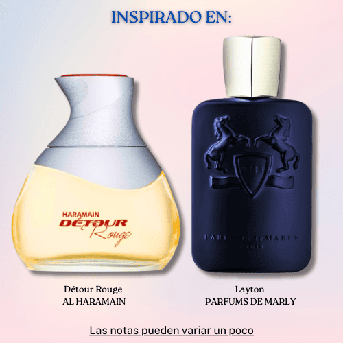 Détour Rouge EDP 100 ML Unisex - Al Haramain (Inspirado en Layton)