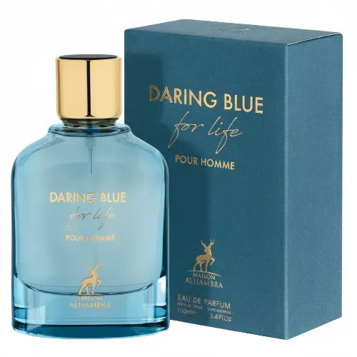 Daring Blue For Life pour Homme EDP 100 ML - Maison Alhambra (Inspirado en Light Blue Forever Pour Homme)