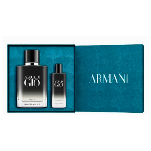 Acqua Di Gio Parfum 100 ML + Travel 15 ML Set  - Armani