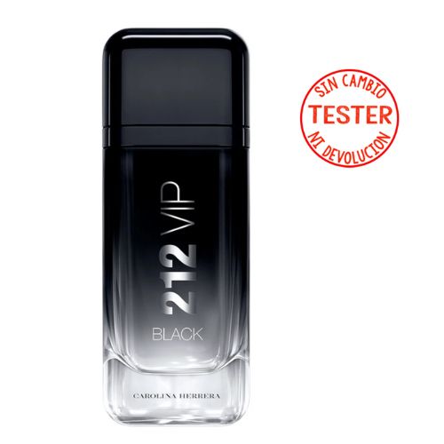 212 Vip Black Men EDP 100 ML ( Tester - Probador) - Carolina Herrera
