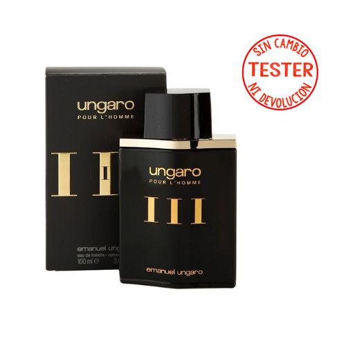 Ungaro III Pour L&#39;Homme EDT 100 ML (Tester-Probador) - Emanuel Ungaro