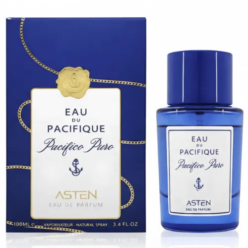 Eau Du Pacifique Pacifico Puro EDP 100 ML Unisex - Asten - (Inspirada en Blu Mediterraneo)