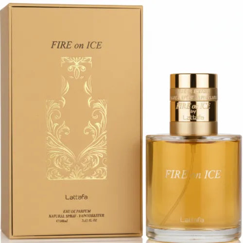Fire on Ice EDP 110 ML Unisex - Lattafa - (Inspirado en Angels' Share Paradis)