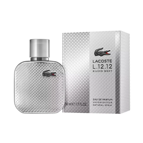 L.12.12 Silver Grey EDP 50 ML For Men  - Lacoste