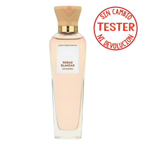 Rosas Blancas  Agua Fresca - EDT 120 ML Unisex (Tester -Probador) - Adolfo Dominguez
