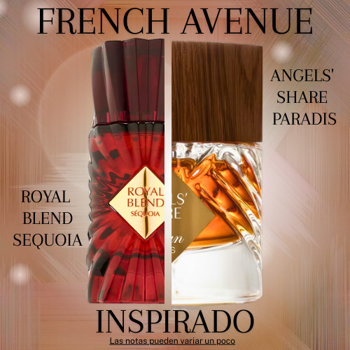 Royal Blend Sequoia  Extrait De Parfum 100 ML Unisex  -  French Avenue - (Inspirado en Angels' Share Paradis)
