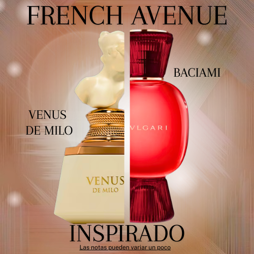 Venus de Milo EDP 100 ML For Women -  French Avenue - (Inspirado en Baciami de Bvlgari)