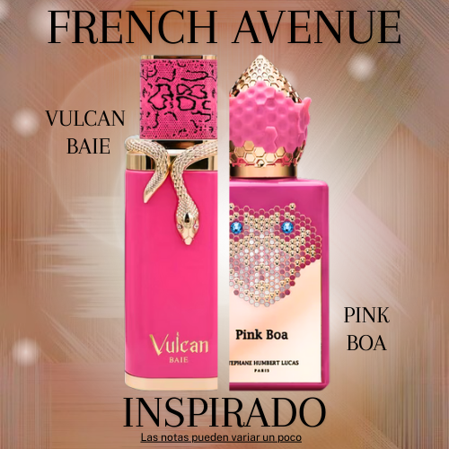 Vulcan Baie EDP 100 ML Unisex - French Avenue - (Inspirado en Pink Boa De Stéphane Humbert Lucas 777).