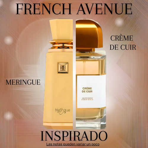 Meringue EDP 100 ML For Women  - French Avenue - (Inspirado en Crème de Cuir de BDK Parfums)
