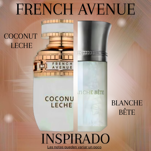 Coconut Leche EDP 100 ML For women - French Avenue - (Inspirado en Blanche Bête de Les Liquides Imaginaires)