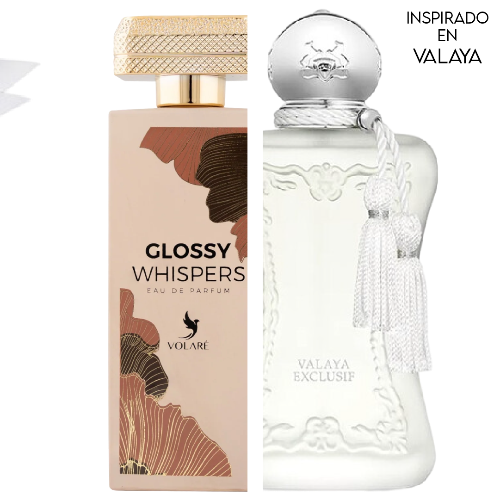 Glossy Whispers EDP 100 ML  For Woman - Volare (Inspirado en Valaya de Parfums)