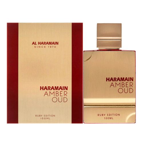 Haramain Amber Oud Ruby Edition EDP 100 ML Unisex - Al Haramain (Inspirado en Baccarat Rouge 540 de Maison)