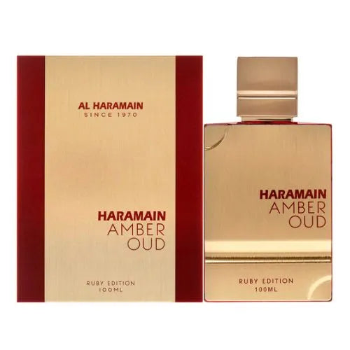 Haramain Amber Oud Ruby Edition EDP 100 ML Unisex - Al Haramain (Inspirado en Baccarat Rouge 540 de Maison)