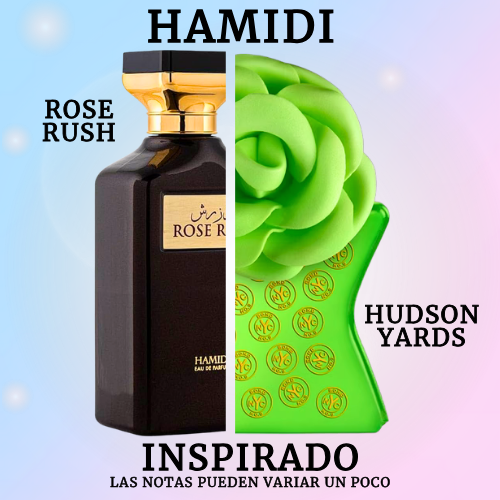 Rose Rush EDP 100 ML For Woman - Hamidi - (Inspirado en Hudson Yards)