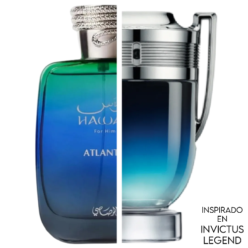 Hawas Atlantis EDP 100 ML For Men - Rasasi - (Inspirado en Invictus Legend)