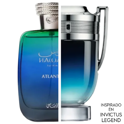 Hawas Atlantis EDP 100 ML For Men - Rasasi - (Inspirado en Invictus Legend)