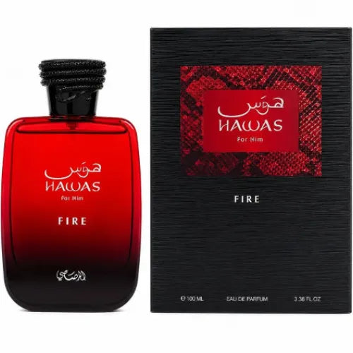 Hawas Fire EDP 100 ML Unisex - Rasasi - (Inspirado en Imperial Valley)