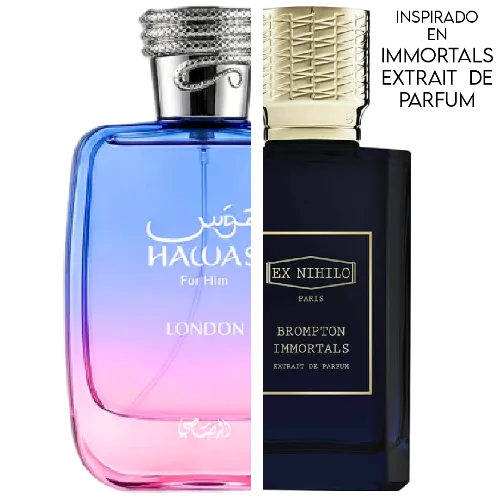 Hawas London EDP 100 ML Unisex - Rasasi - (Inspirado en Brompton Immortals Extrait de Parfum)
