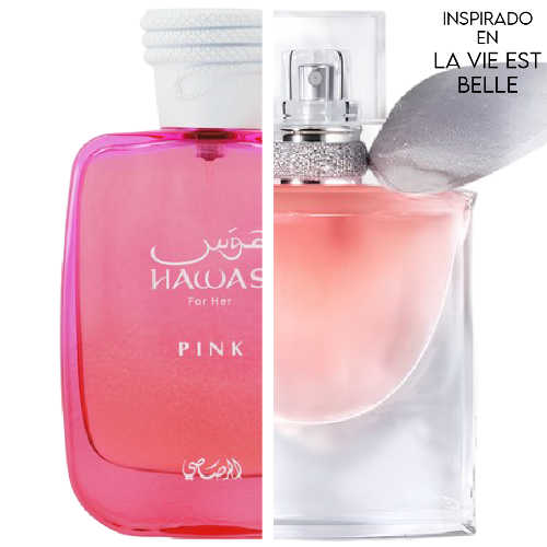 Hawas Pink For Women EDP 100 ML - Rasasi  (Inspirado en La Vie Est Belle)
