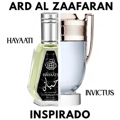 Hayaati EDP 50 ML Unisex  (Sin Celofán) - By Ard Al Zaafaran - (Inspirado en Invictus)
