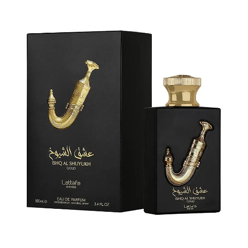Ishq Al Shuyukh Gold EDP 100 ML For men - Lattafa