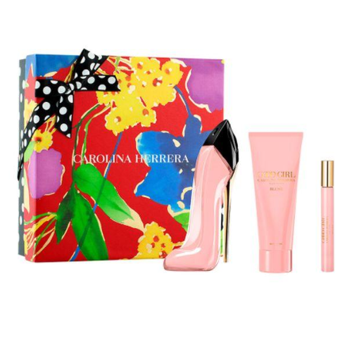 Good Girl Blush EDP 80 ML+ Body Lotion 100 ML+ Travel 10 ML Set - Carolina Herrera