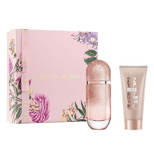 212 Vip Rosé Elixir EDP 80 ML + Body Lotion 100 ML Set  - Carolina Herrera