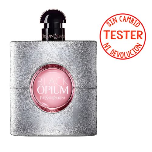 Black Opium Glitter EDP 90 ML (Tester-Probador) - Yves Saint Laurent