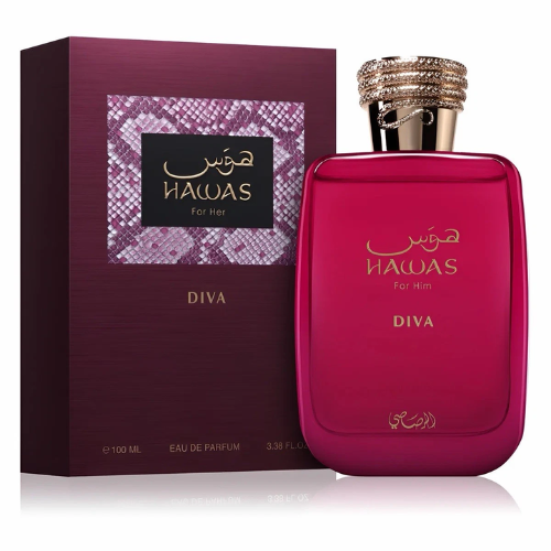 Hawas Diva For Women EDP 100 ML - Rasasi - (Inspirado en Valentino Donna Born In Roma Intense de Valentino)