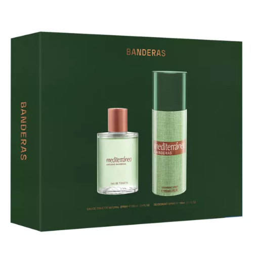 Mediterraneo EDT 100 ML + Deo 150 ML Estuche - Antonio Banderas