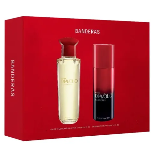 Diavolo EDT 100 ML + Deo 150 ML  Estuche - Antonio Banderas