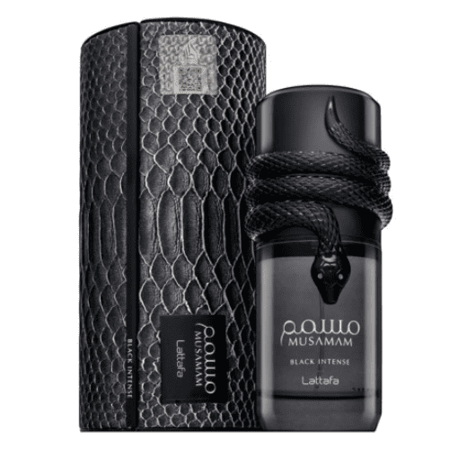 Musamam Black Intense EDP 100 ML Unisex - Lattafa - (Inspirado en Armani Code Profumo)