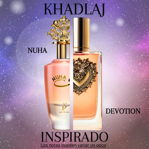 Nuha EDP 85 ML for Women - Khadlaj - (Inspirado en Devotion).