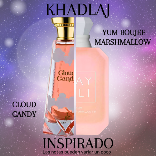Cloud Candy EDP 100 ML Unisex -  Khadlaj - (Inspirado en Yum Boujee Marshmallow de 81).
