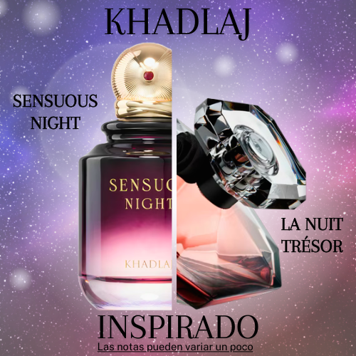Sensuos Night EDP 100 ML For Women - Khadlaj - (Inspirado en  La Nuit Trésor).