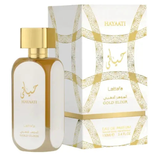 Hayaati Gold Elixir EDP 100 ML Unisex -  Lattafa - (Inspirado en Code Profumo)