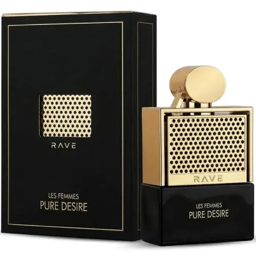 Les Femmes Pure Desire Gold EDP 100 ML for Women - Rave By Lataffa (Inspirado en Ambre)