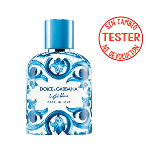 Light Blue Capri In Love Pour Homme EDP 100 ML (Tester-Probador) - Dolce & Gabbana
