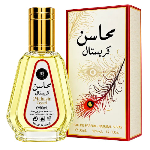 Mahasin Crystal EDP 50 ML for Women  (Sin Celofán) – Ard Al Zaafaran (Inspirado en Voce Viva)