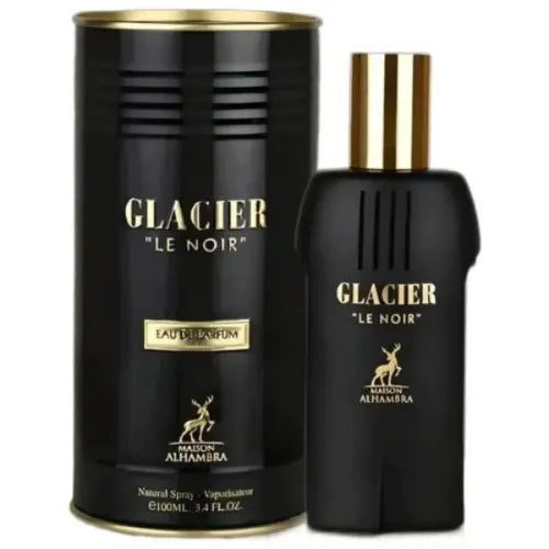 Glacier Le Noir EDP 100 ML For Men - Maison Alhambra - (Inspirado en Le Male Le Parfum)