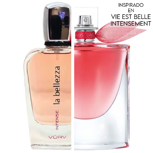 La Bellezza Intense EDP 85 ML - Vurv - (Inspirado en La Vie est Belle Intensement).