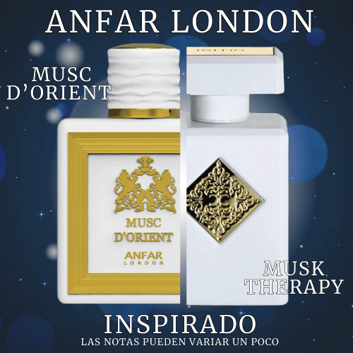 Musc d’Orient Extrait de Parfum 115 ML For Men - Anfar London - (Inspirado en Musk Therapy)