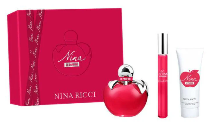 Nina Le Parfum 80 ML + Travel 10 ML + Body lotion 75 ML Estuche - Nina Ricci