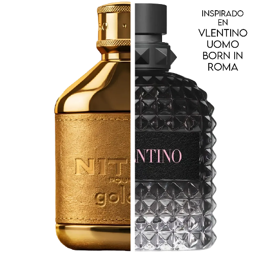 Nitro Gold Dumont EDP 100 ML  -  Dumont - (Inspirado en Valentino Uomo Born in Roma)