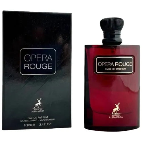 Opera Rouge EDP  100 ML Unisex - Maison Alhambra (Inspirado en Black Opium Over Red)