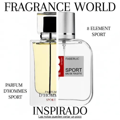 Parfum D´hommes Sport EDP 100 ML - Fragrance World - (Inspirado en 8 Element Sport)