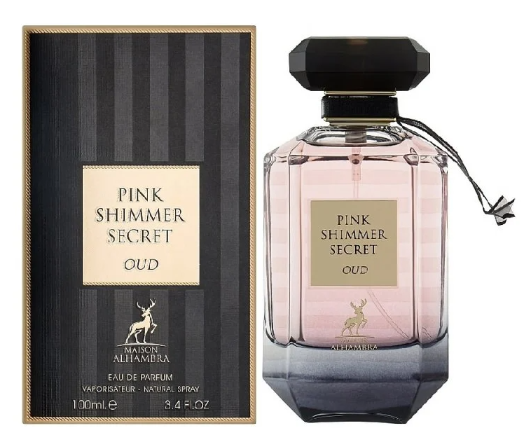 Pink Shimmer Secret Oud EDP 100 ML For Woman - Maison Alhambra